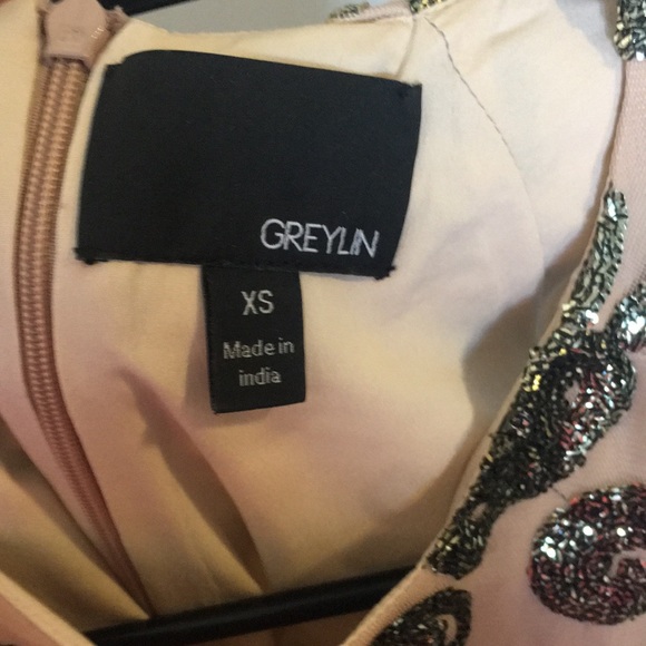 Greylin Sequin Peplum Sleeveless Top Size XS - Picture 4 of 8